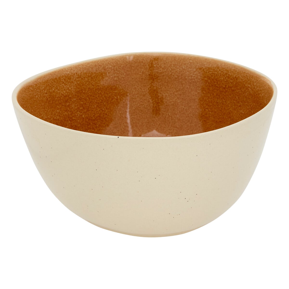 Saladeira WONJA castanho em porcelana 26cm by hôma, photo 1