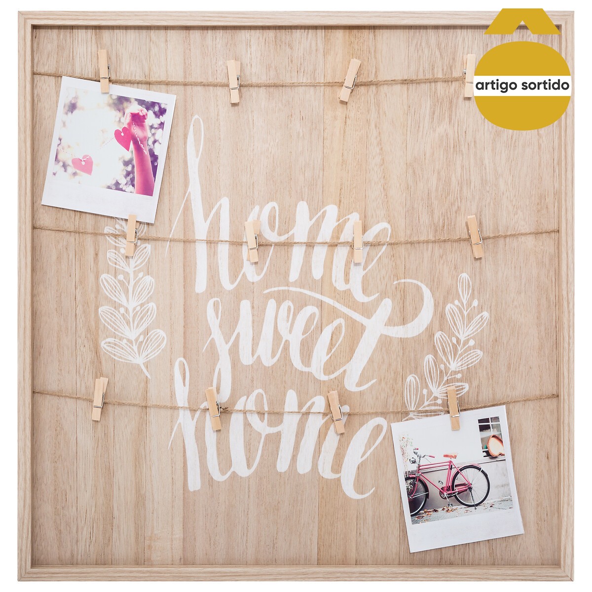 Porta fotos decorado 48x48cm da hôma, fotografia 1