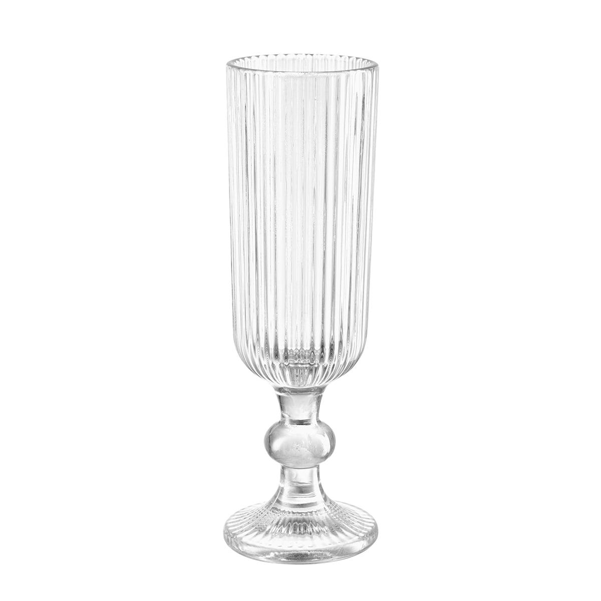 Copo de champanhe riscas transparente 16cl by hôma, photo 1