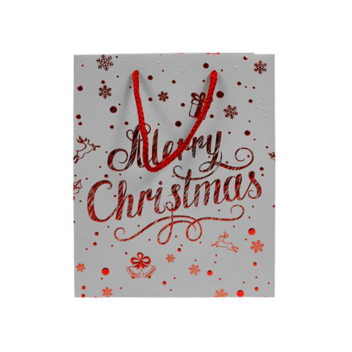 Saco de oferta merry christmas 14x18cm da hôma, fotografia 1