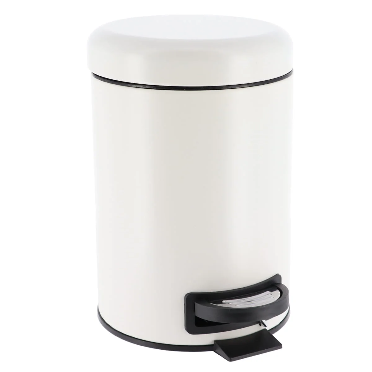 Balde wc branco mate SOFT close em metal 3l by hôma, photo 1