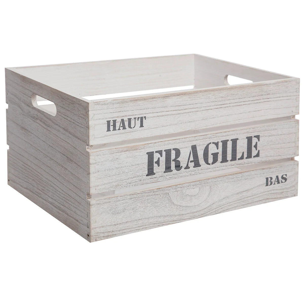 Caixa De Madeira Fragile 40X30X22Cm da hôma, fotografia 1