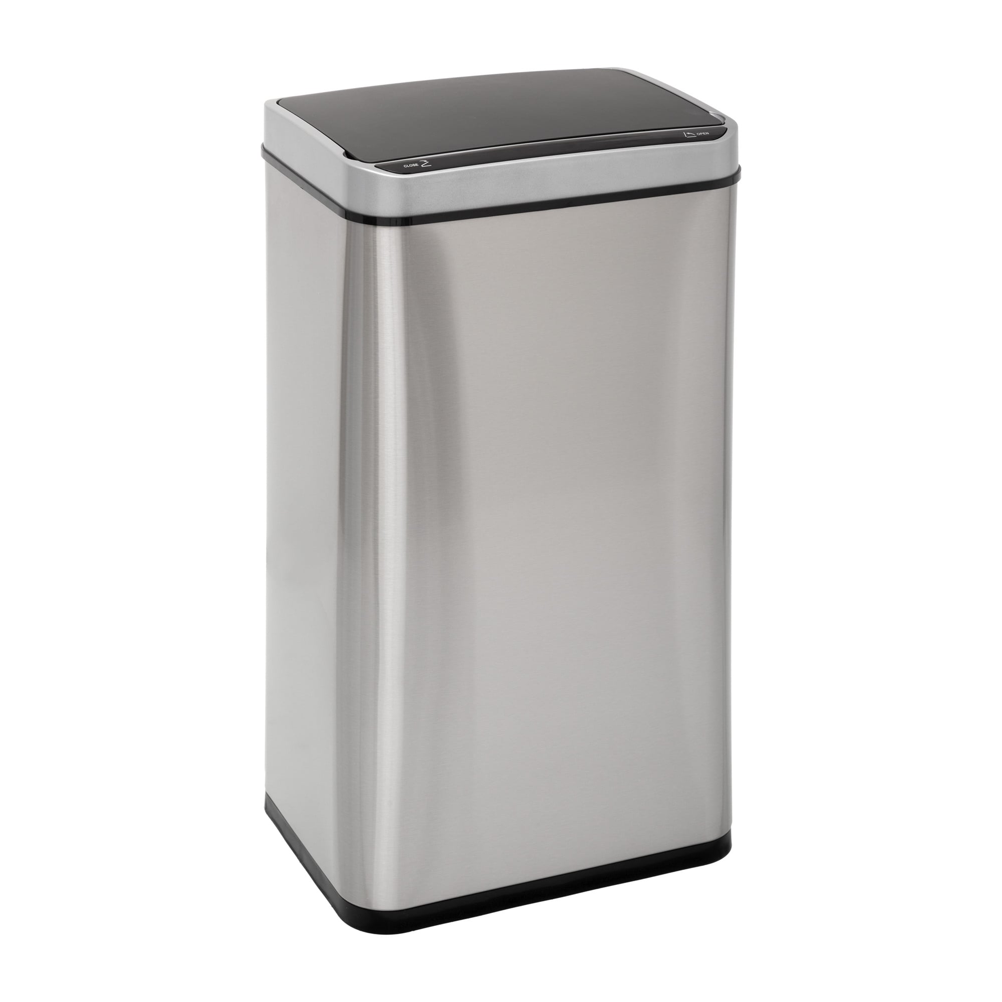Balde do lixo retangular em inox com sensor 40l by hôma, photo 1
