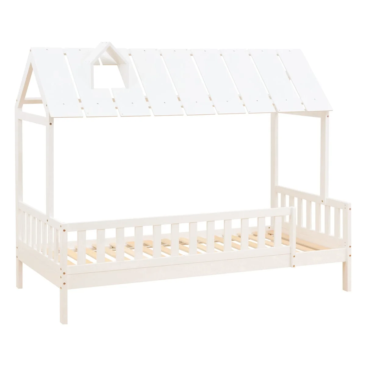 Cama MONTESSORI branca 90x190cm da hôma, fotografia 1