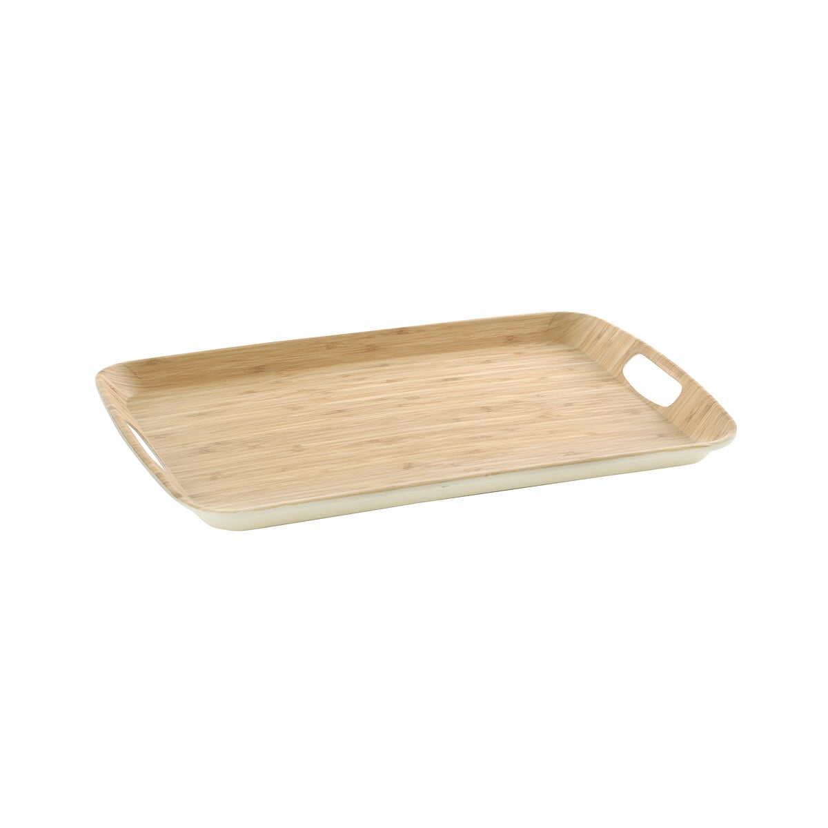 Tabuleiro de servir em bambu 26x38cm da hôma, fotografia 1