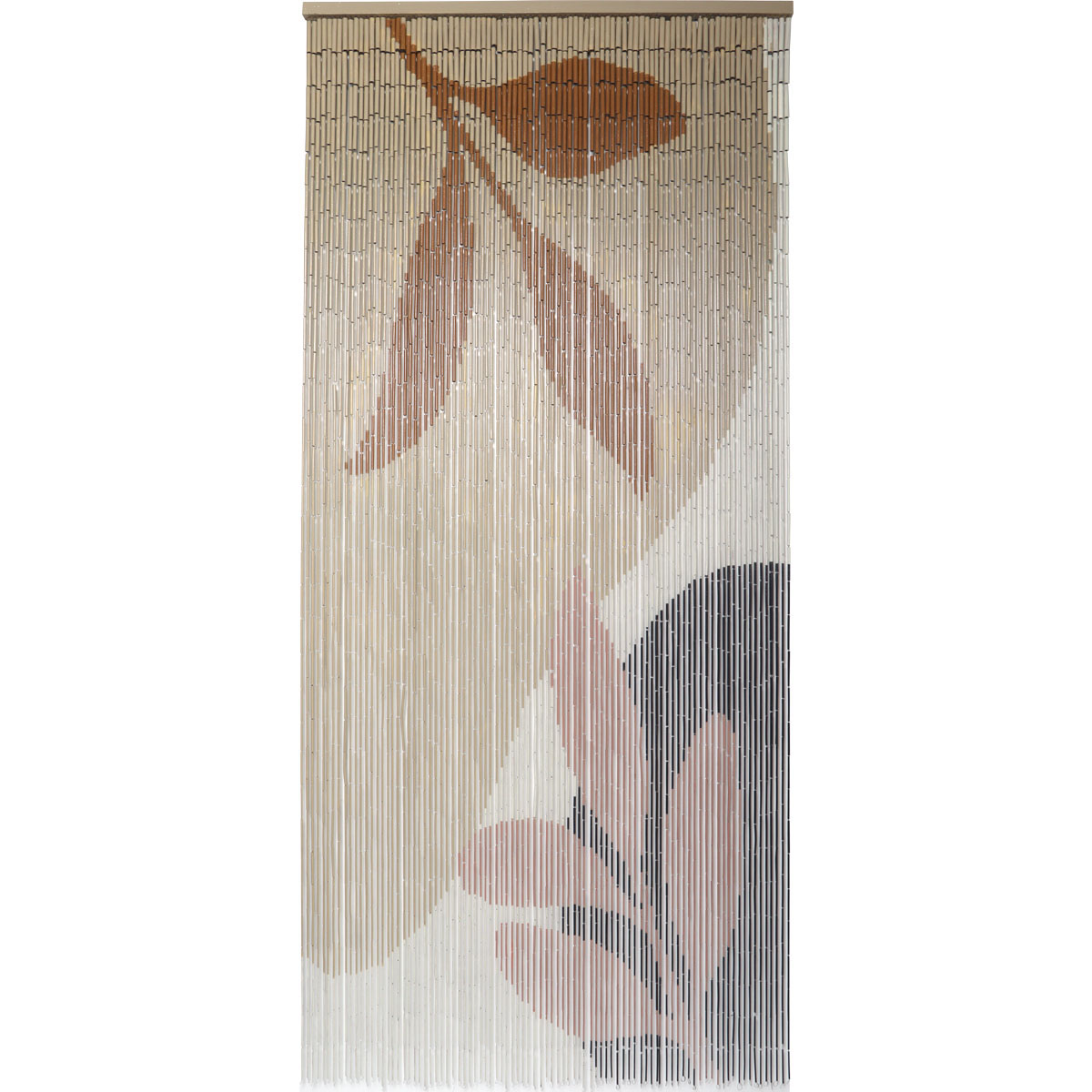 Cortina decorada em bambu e madeira para porta 90x200cm by hôma, photo 1