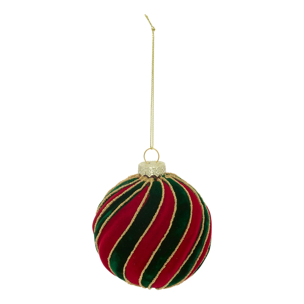 Bola de natal riscas 8cm by hôma, photo 1