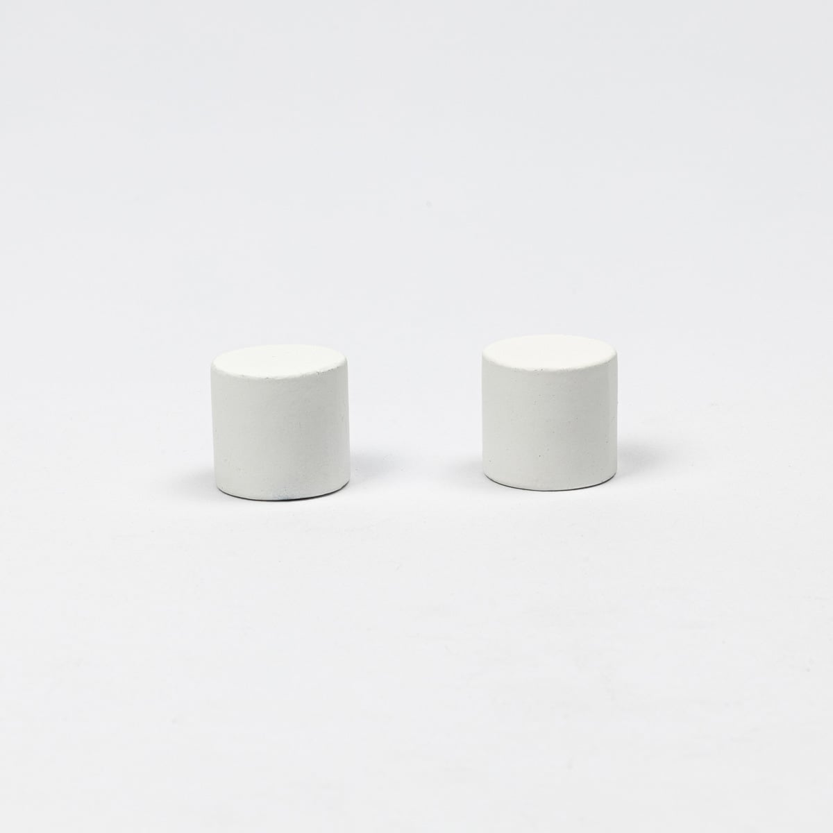 Conjunto 2 terminais BOUCHON branco mate da hôma, fotografia 1