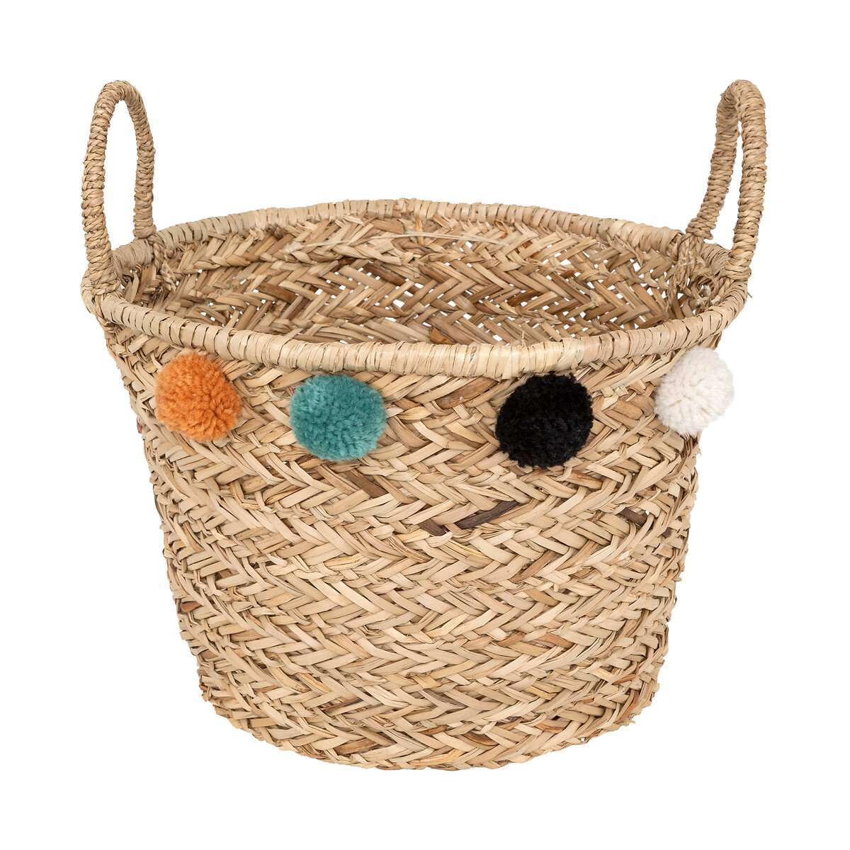 Cesto de arrumação leopardo com pompons by hôma, photo 1