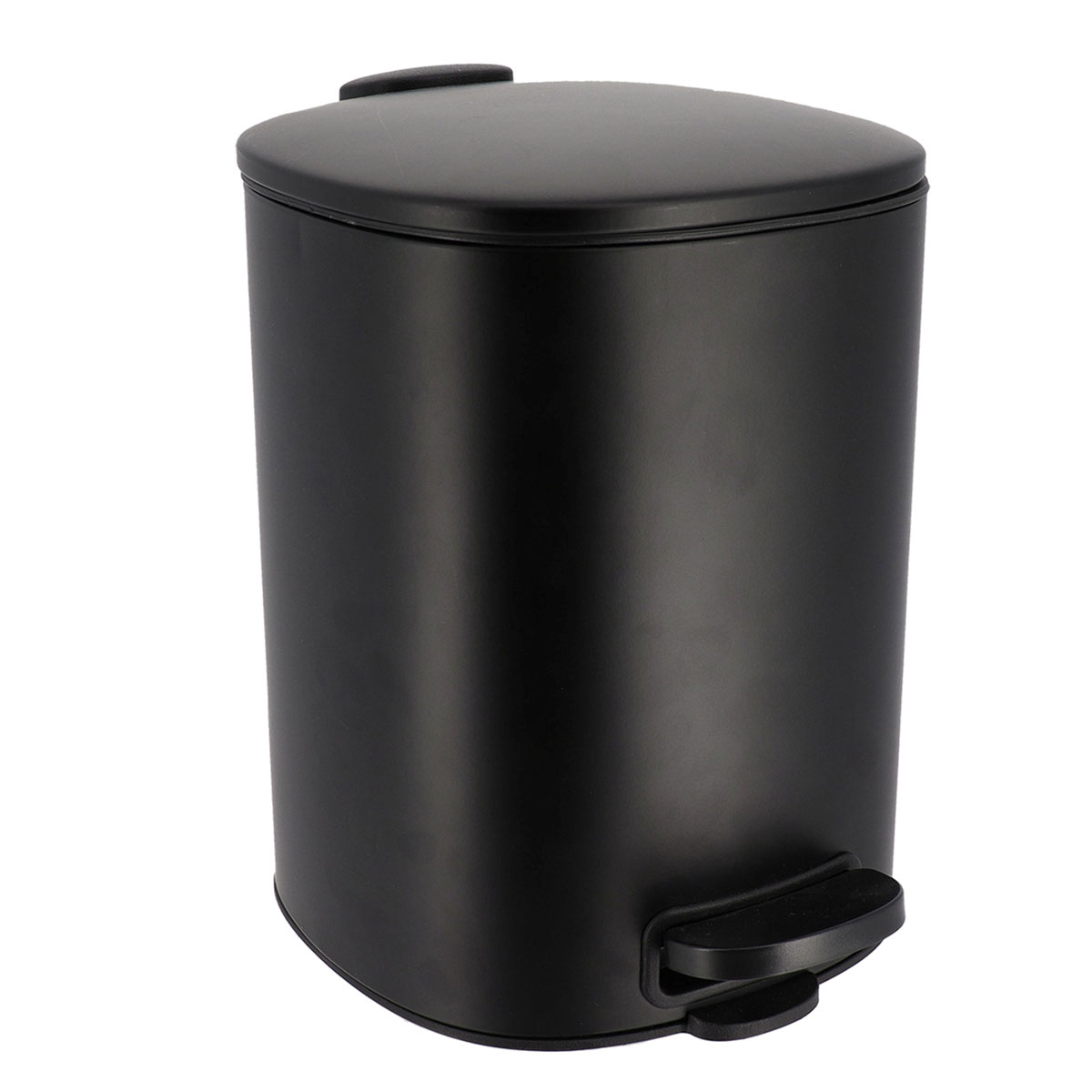 Balde wc com pedal e soft close preto 5l by hôma, photo 1