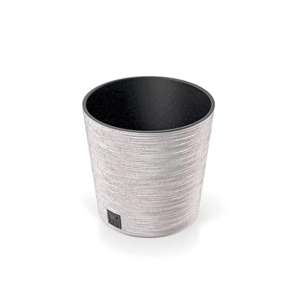 Floreira FURU eco wood branca 25cm da hôma, fotografia 1