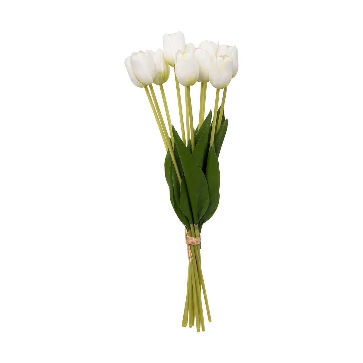 Bouquet com 10 tulipas brancas 48cm by hôma, photo 1