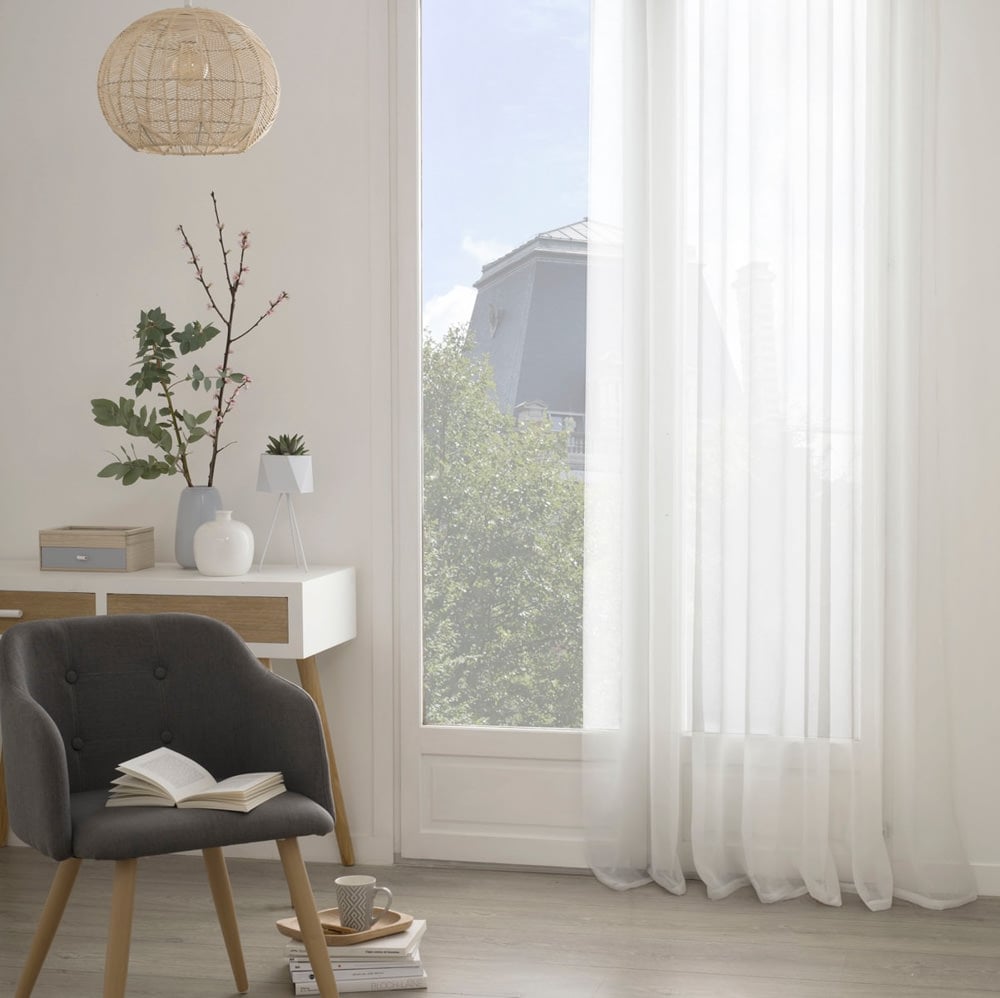 Cortina organza branca 140x240cm by hôma, photo 1