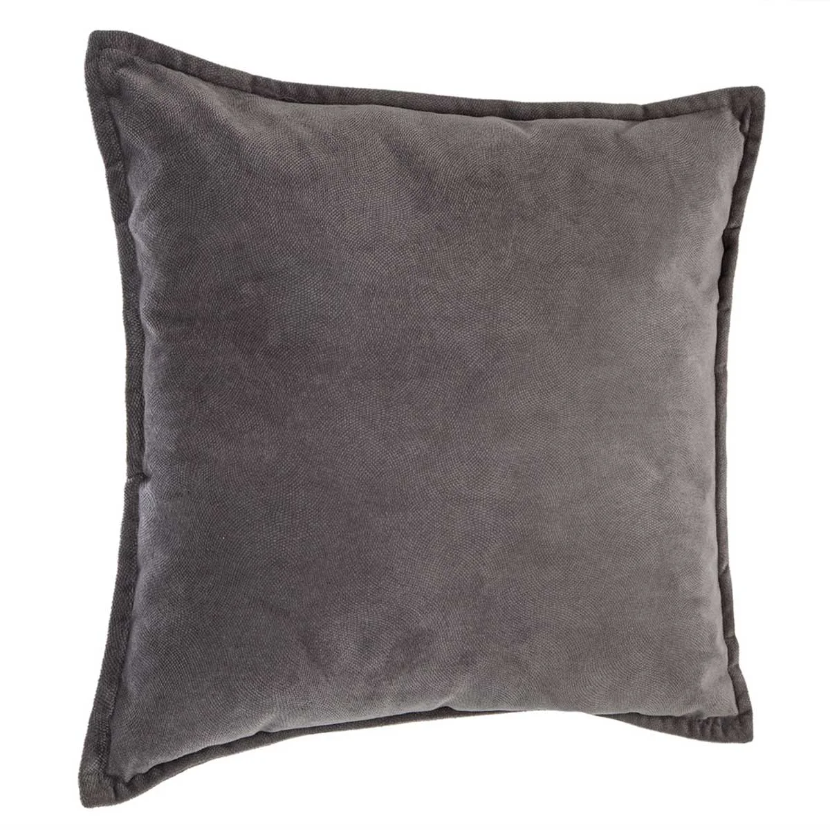 Almofada LILOU cinza escuro 45x45cm da hôma, fotografia 1