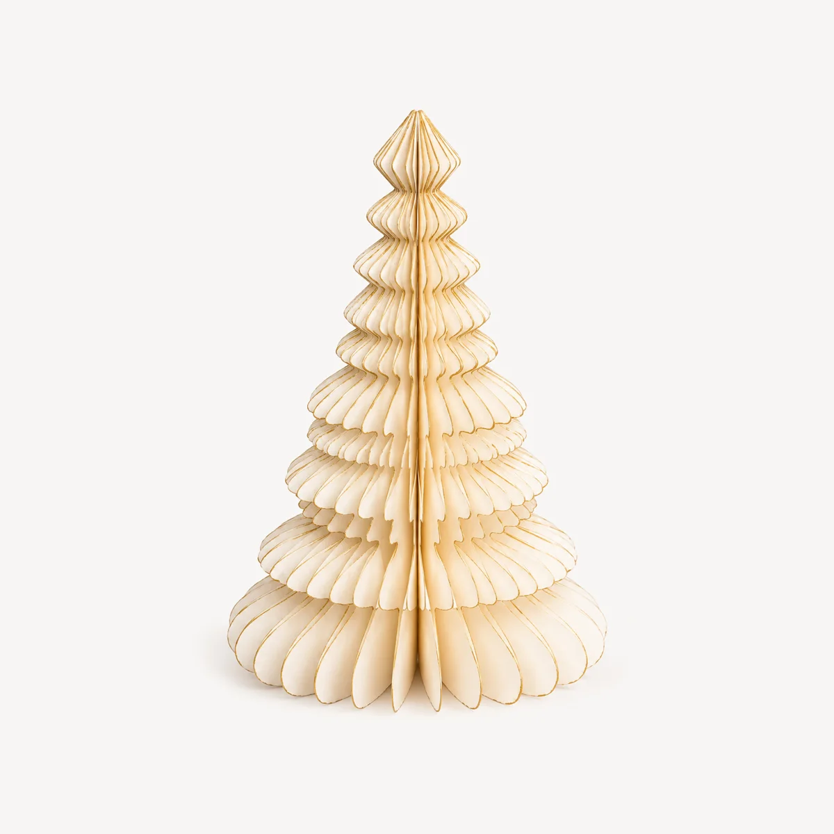 Árvore de natal origami cru 30cm da hôma, fotografia 1