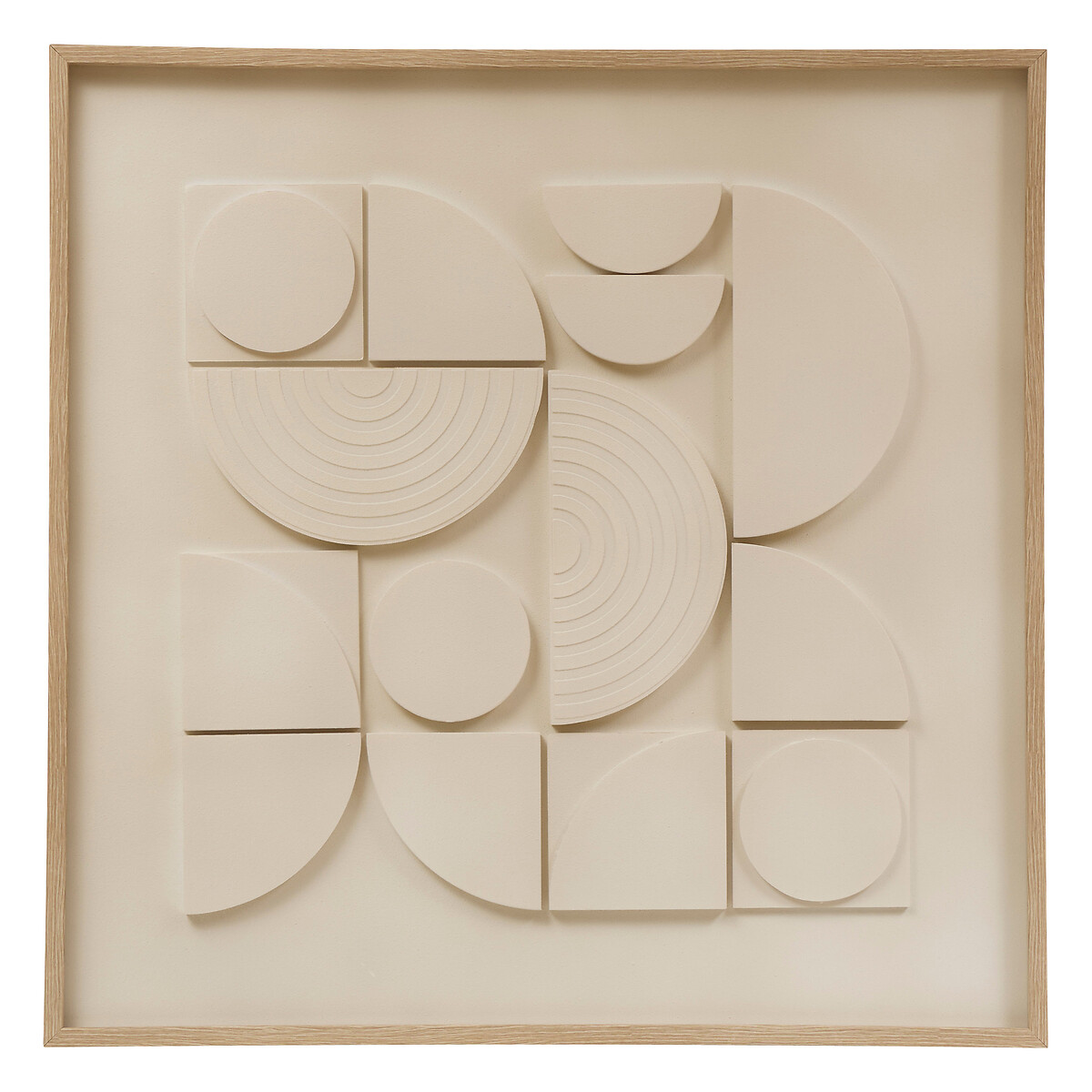 Quadro decorativo 3d CATALINE bege 60x60cm da hôma, fotografia 1