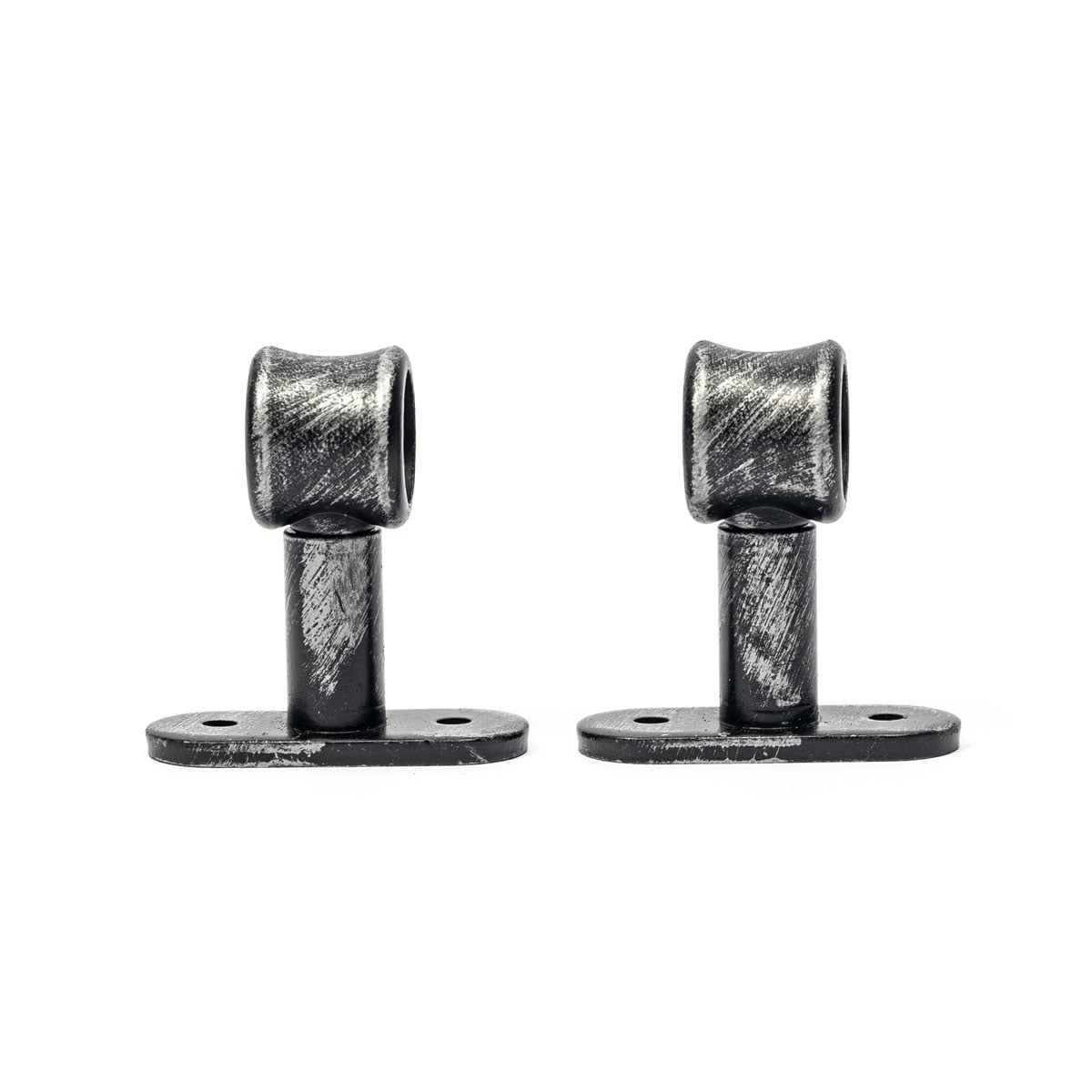 Conjunto de 2 suportes simples preto e prateado d20 da hôma, fotografia 1