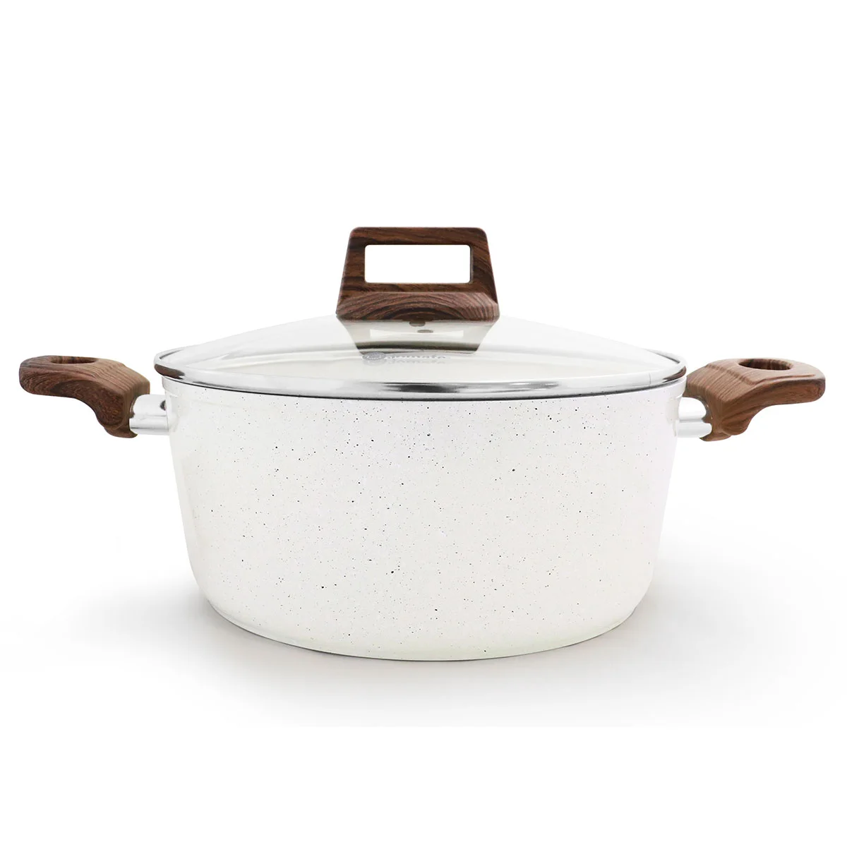 Caçarola STONEBRIGHT com tampa de vidro 28cm da hôma, fotografia 1