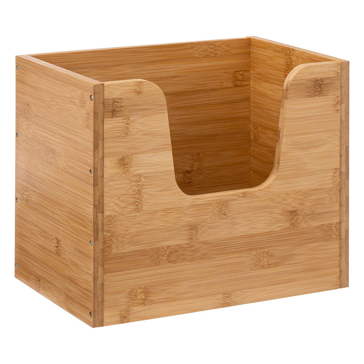 Caixa organizadora empilhável em bambu 26,5x31,5cm by hôma, photo 1