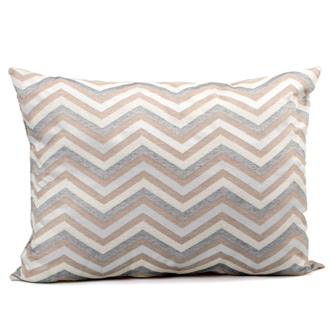 Almofada ZIG ZAG cinza 45x60cm da hôma, fotografia 1