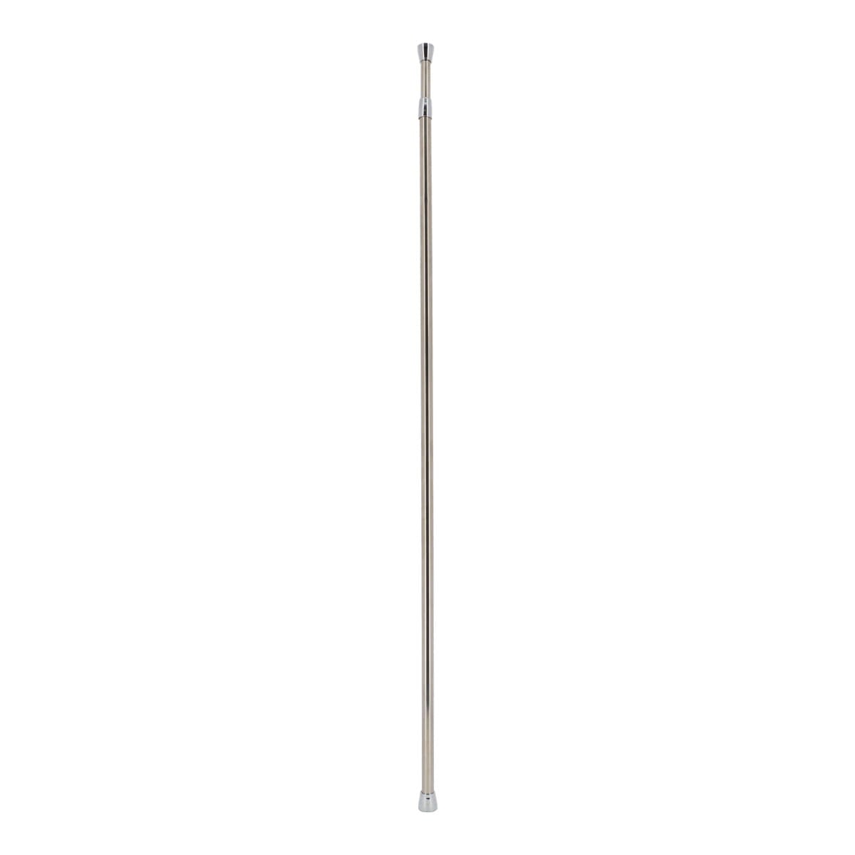 Varão wc cromado em aço inoxidável 135-250cm da hôma, fotografia 1