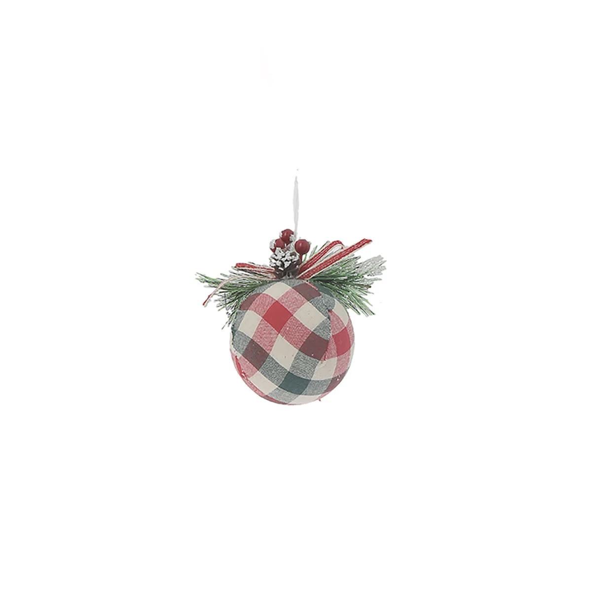 Bola De Natal Efeito VICHY 8cm da hôma, fotografia 1
