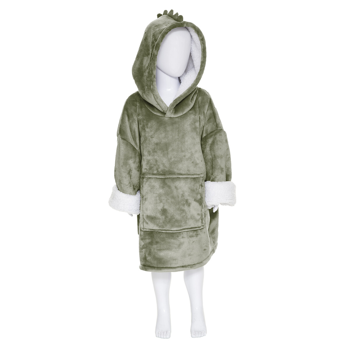 Manta camisola com capuz cinza verde 3-10 anos by hôma, photo 1