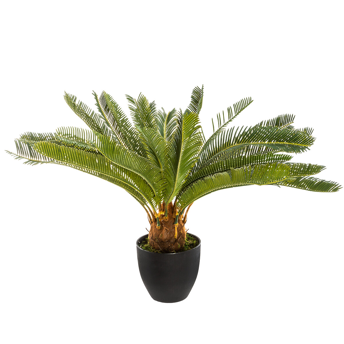 Planta palmeira artificial com vaso da hôma, fotografia 1