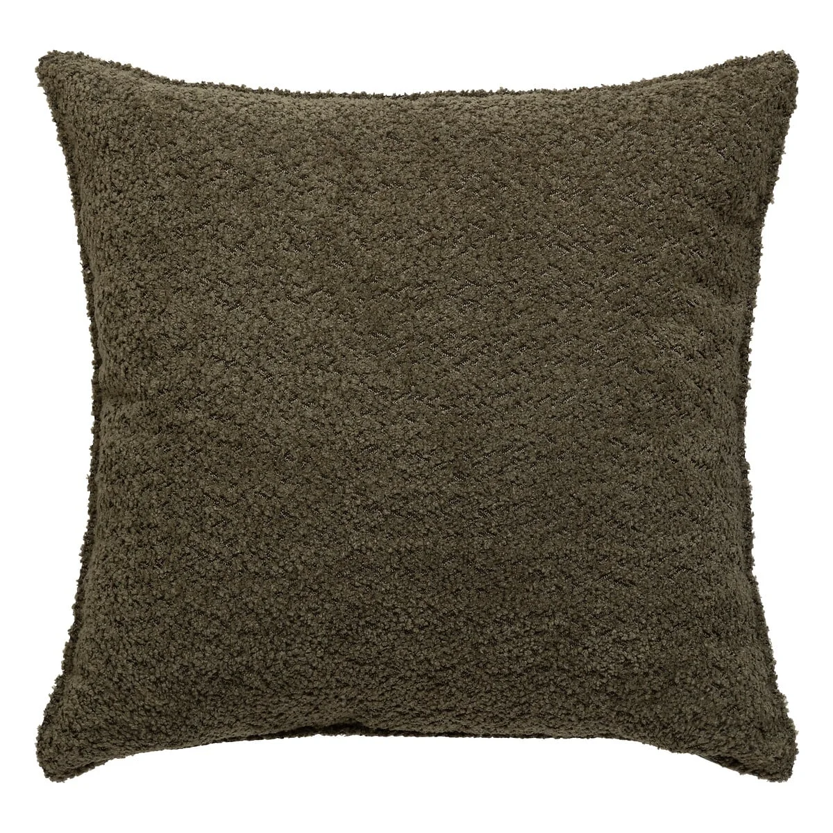 Almofada AUTOMNE bouclette verde caqui 45x45cm by hôma, photo 1