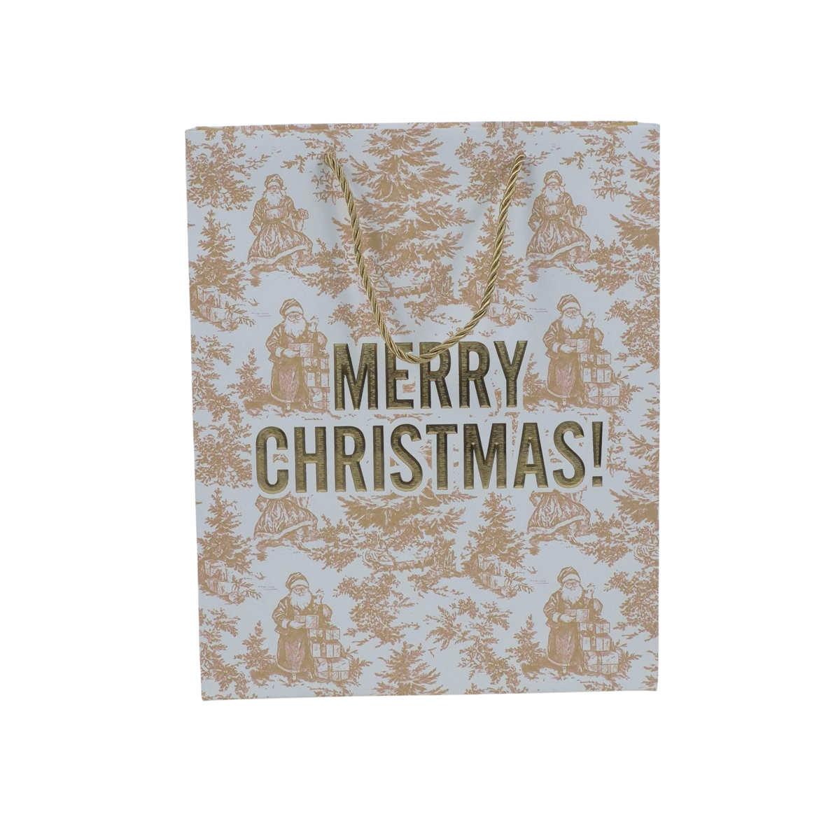 Saco de oferta merry christmas 33x27x12cm da hôma, fotografia 1