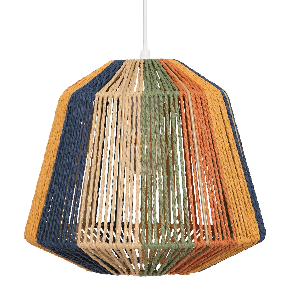 Candeeiro de teto JILY MARRAKECH em corda 29cm da hôma, fotografia 1