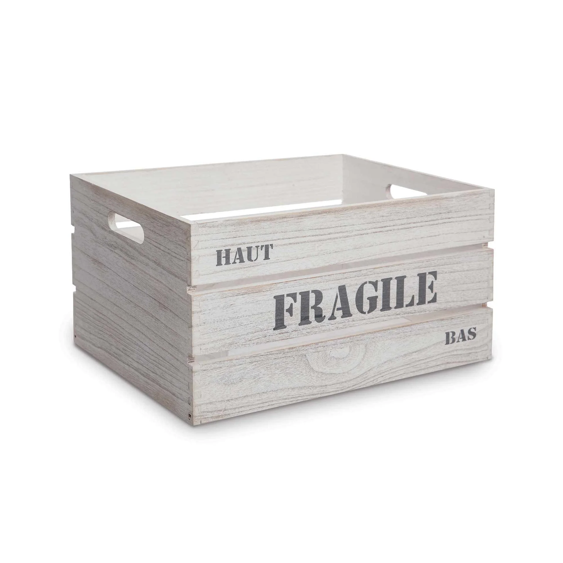 Caixa de madeira FRAGILE 31x21x16cm da hôma, fotografia 1
