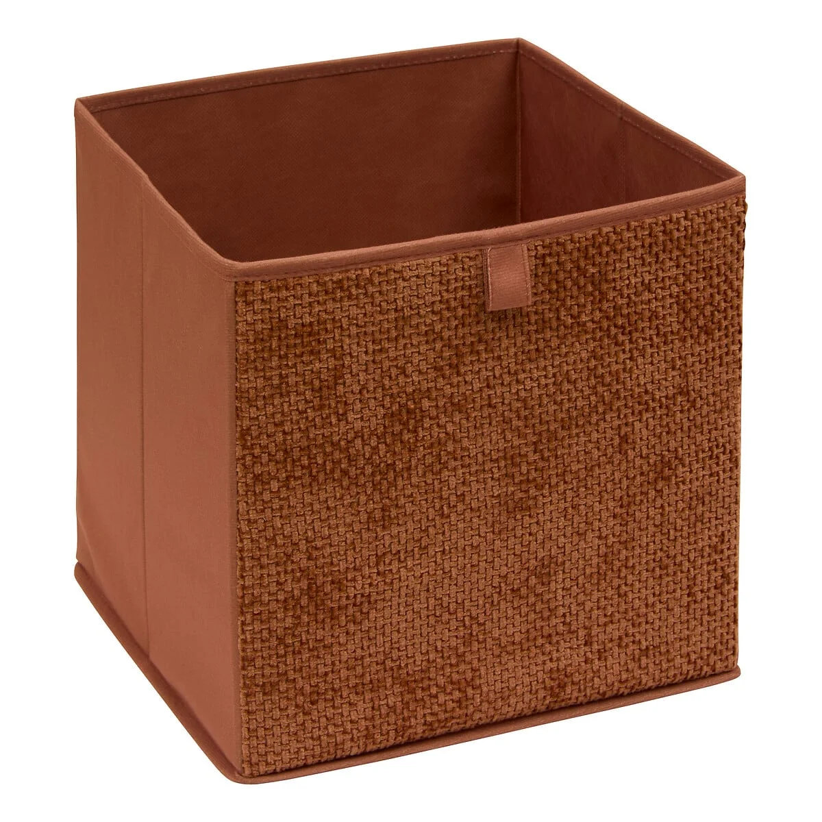 Caixa de arrumação terracota 31x31cm VELVY da hôma, fotografia 1