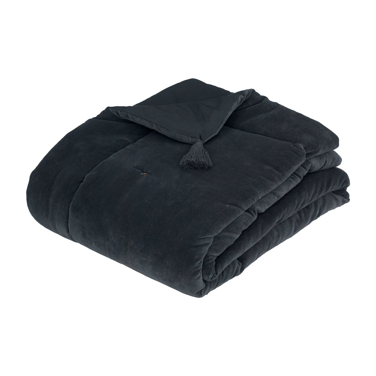 Edredão Fundo De Cama MIDNIGHT Cinza Escuro 70x180cm da hôma, fotografia 1