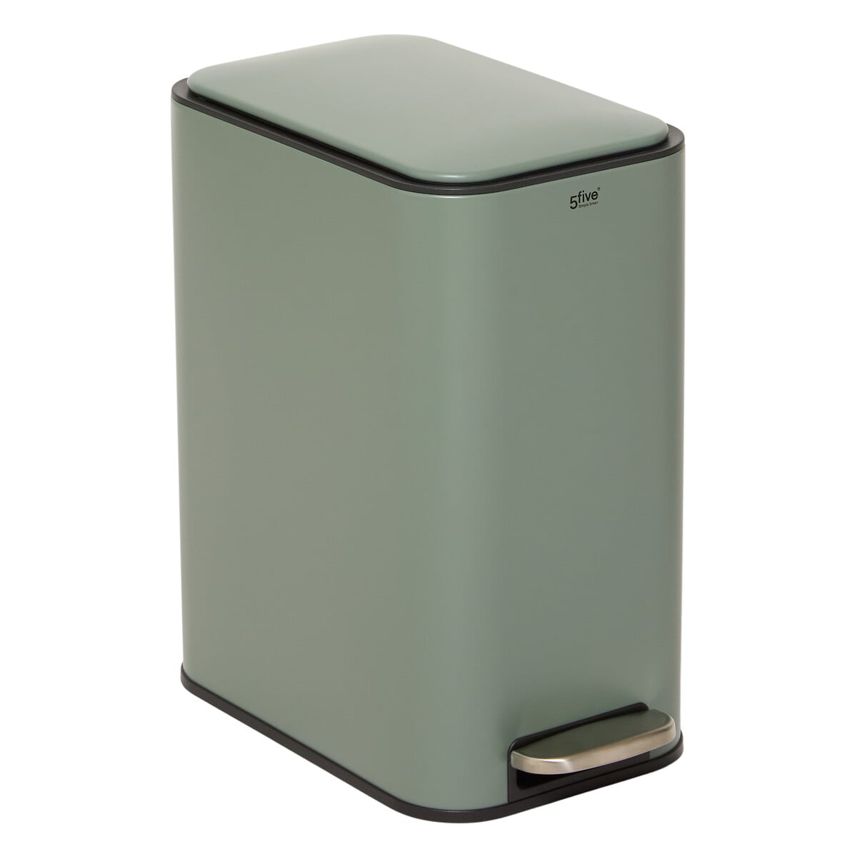 Balde do lixo DELTA SLIM verde 20l da hôma, fotografia 1