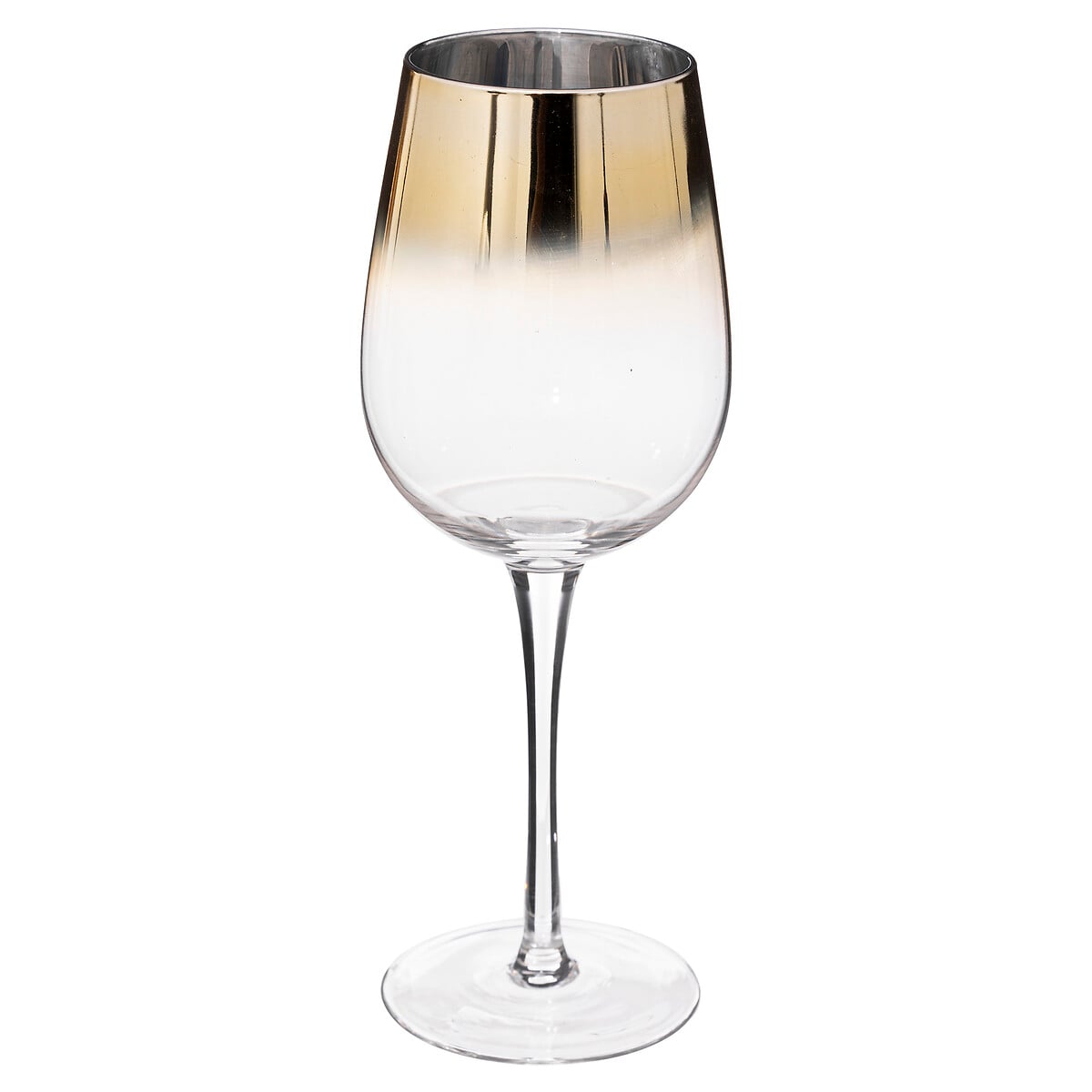 conjunto de 6 copos de vinho ARYA dourado 38cl by hôma, photo 1