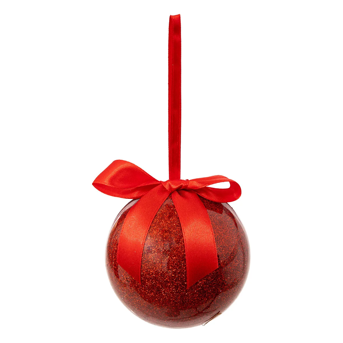 Bola vermelha com laço de cetim 9cm by hôma, photo 1