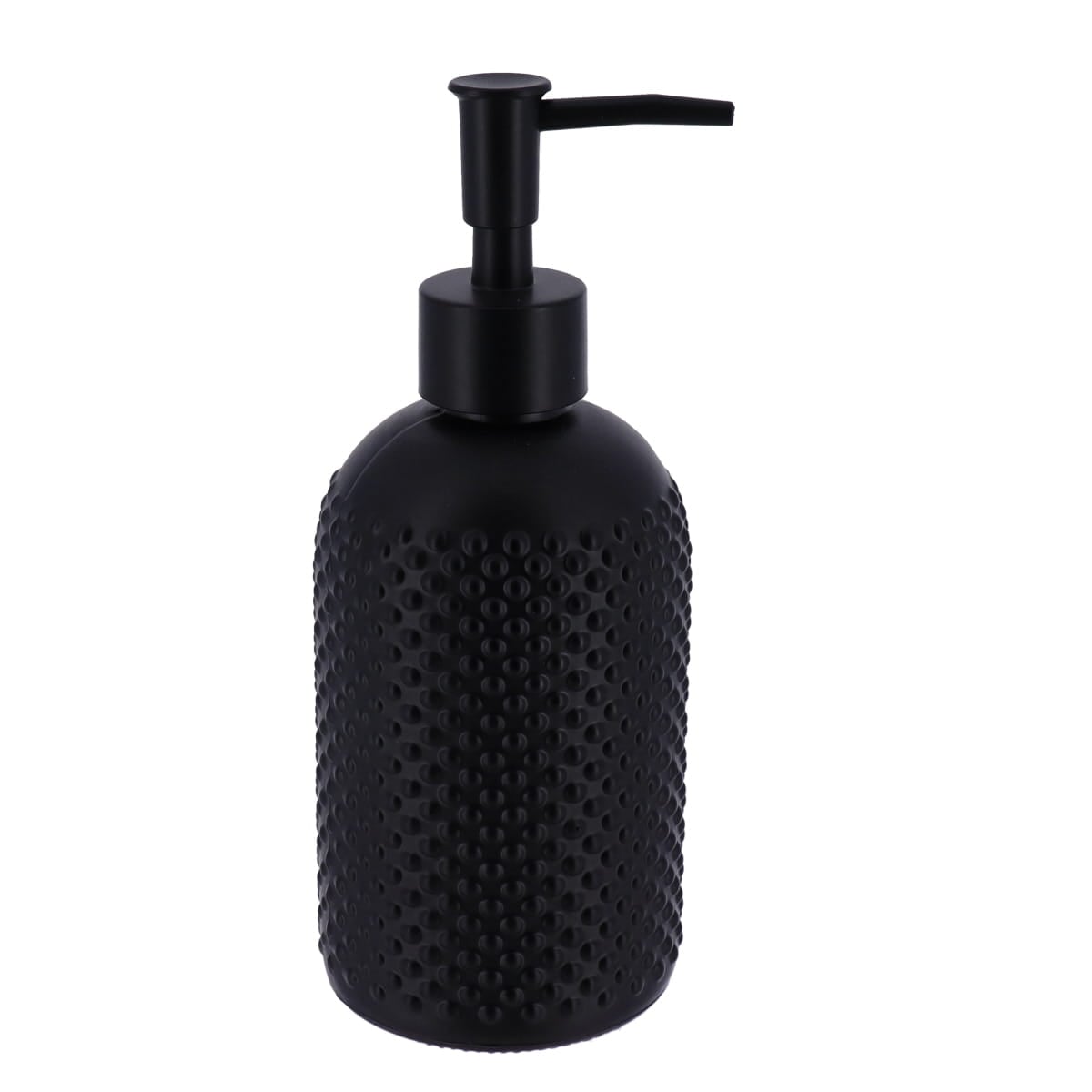 Doseador de sabonete líquido em vidro preto 410ml by hôma, photo 1