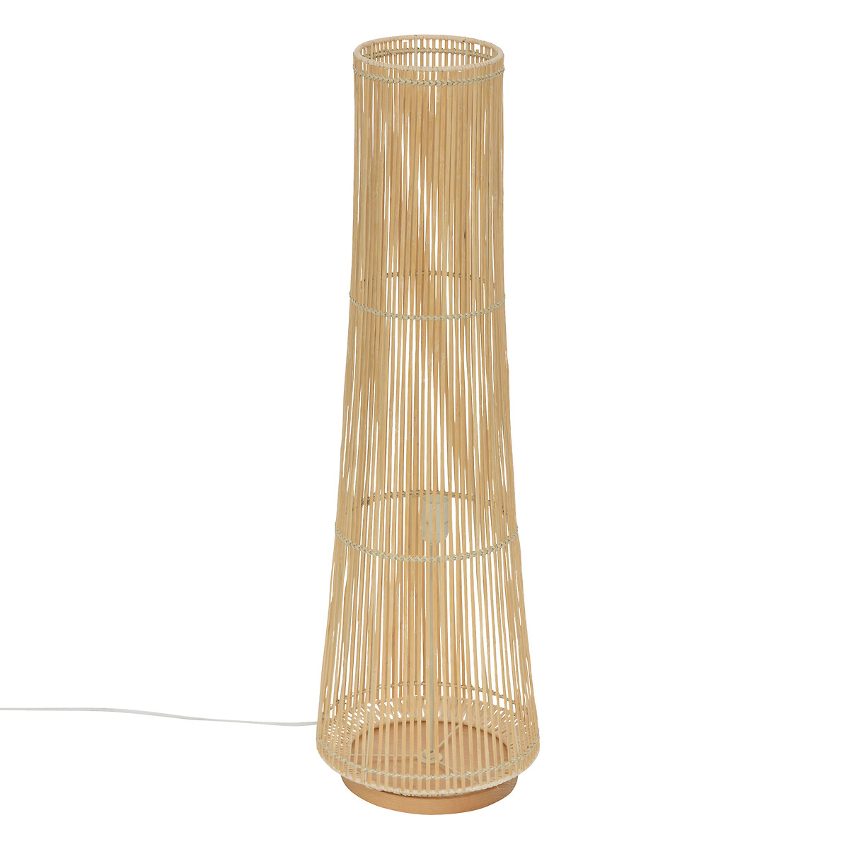 Candeeiro de pé MAHE em bambu da hôma, fotografia 1