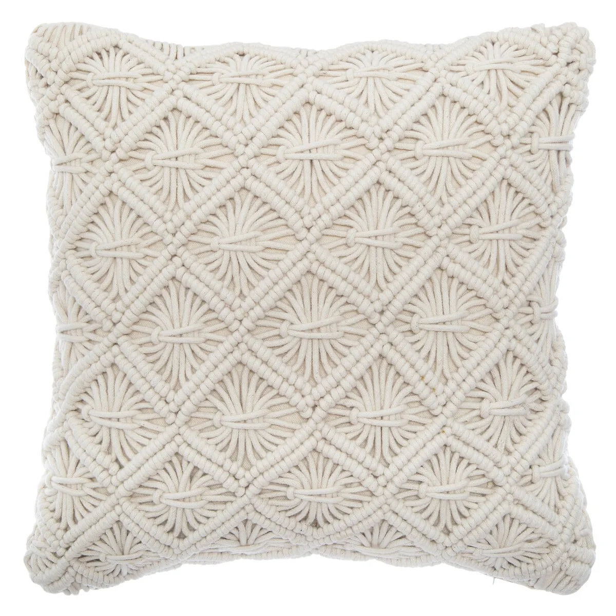 Almofada Macramé Cru 40x40cm da hôma, fotografia 1
