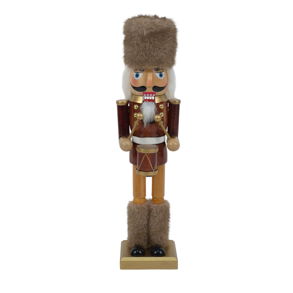 Figura soldado de chumbo em madeira 36x9x9cm da hôma, fotografia 1