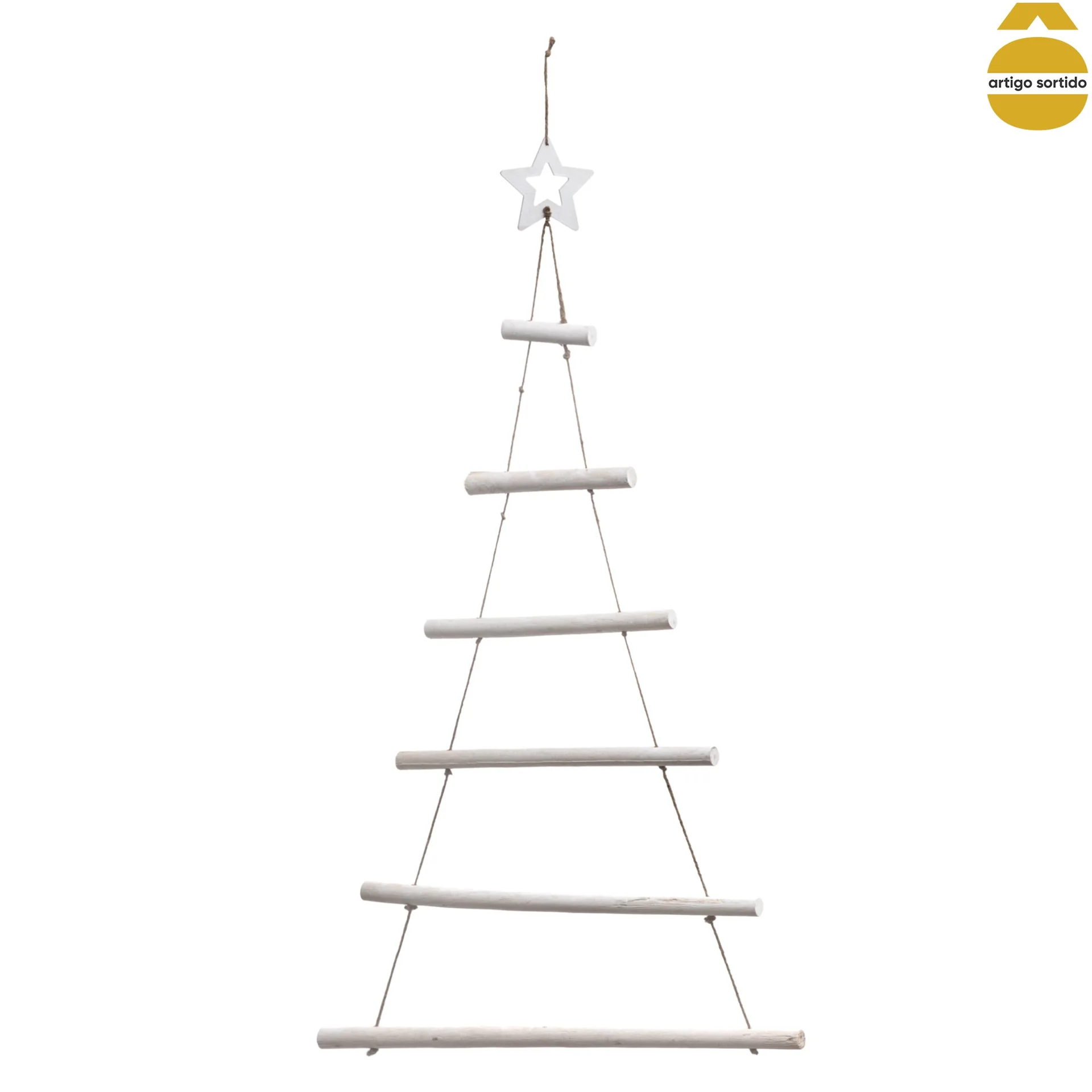 Árvore de natal em madeira para suspensão 95cm by hôma, photo 1