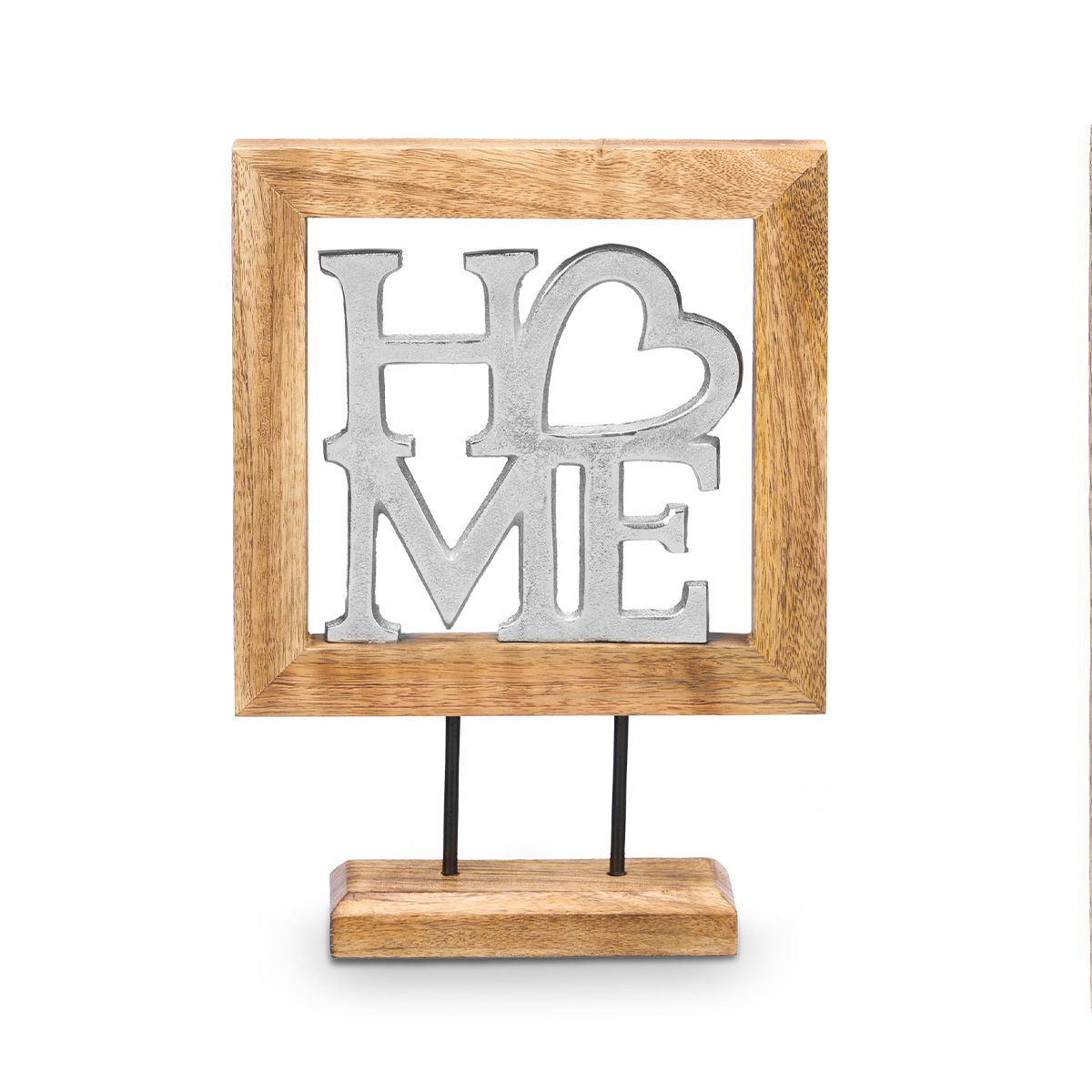 Palavra decorativa Home com suporte em madeira 29cm da hôma, fotografia 1