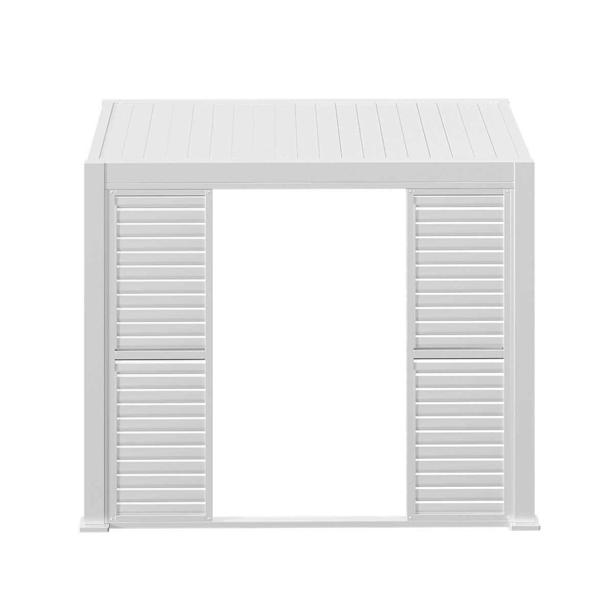 Persianas de correr brancas para pérgola ÉVORA 3m by hôma, photo 1