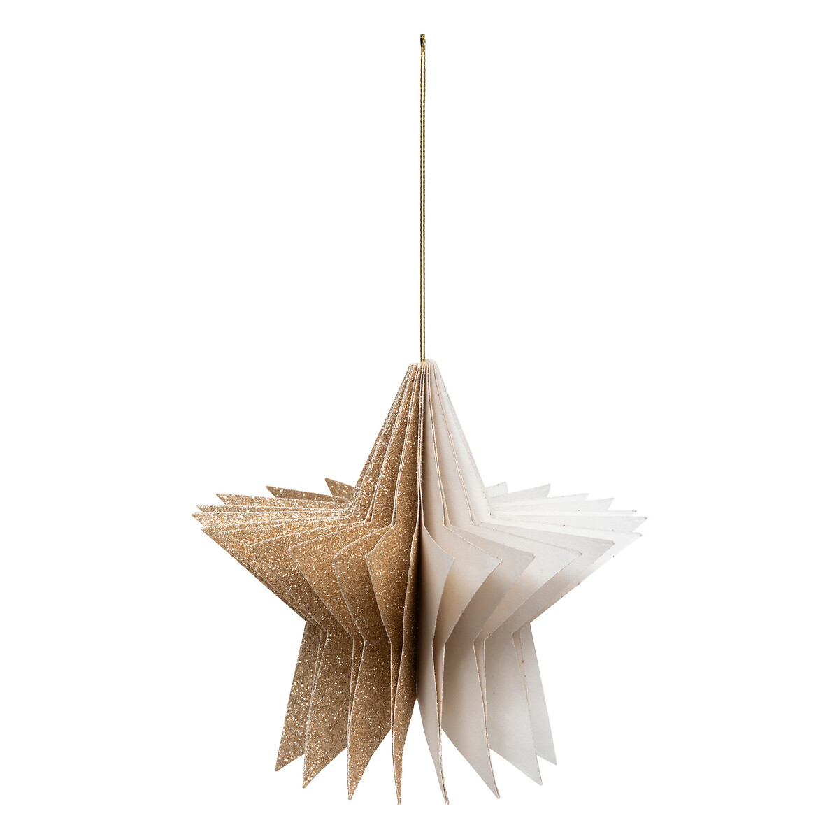 Pendurante de origâmi em forma de estrela dourada 14cm by hôma, photo 1