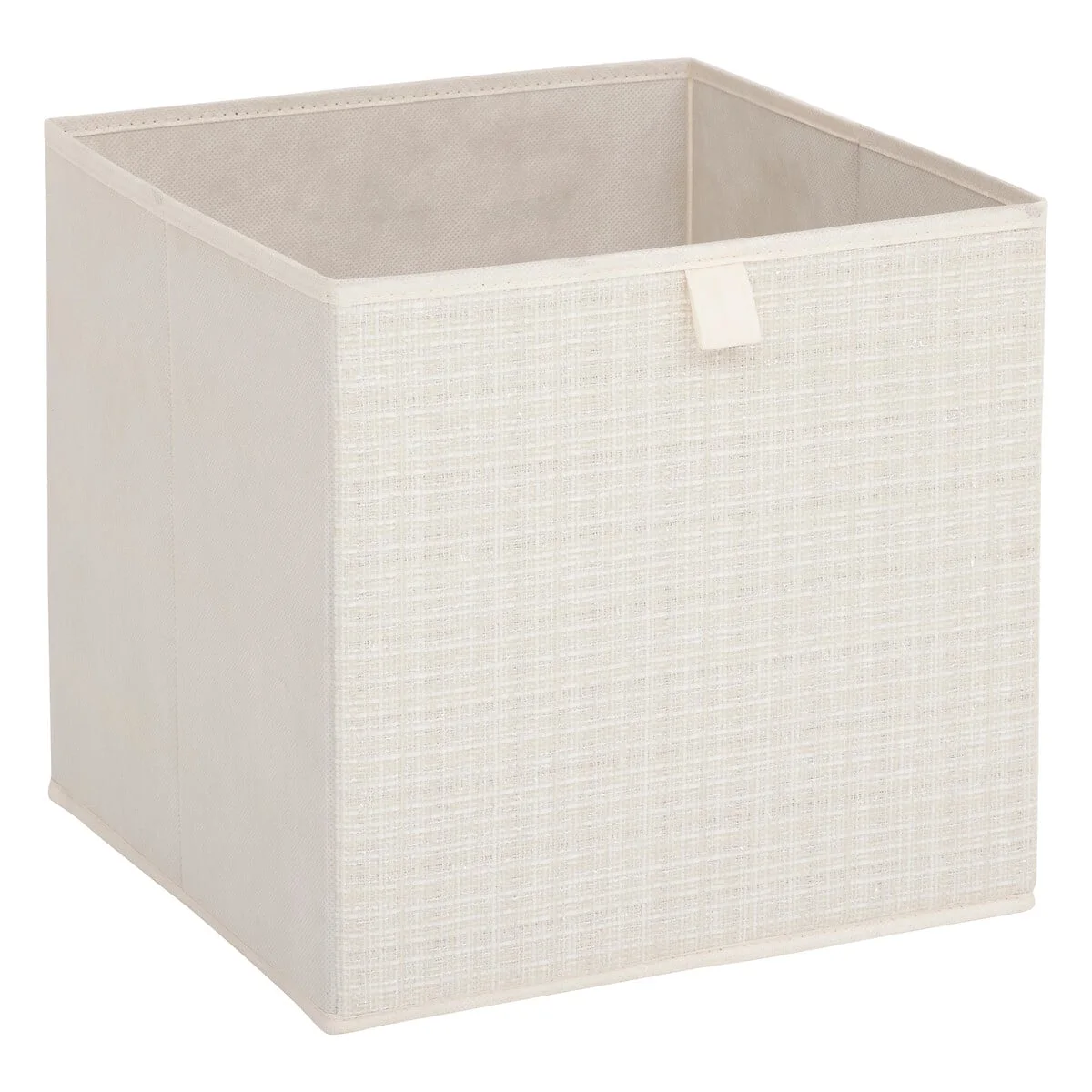 Caixa de arrumação bege TWEED 31x31cm by hôma, photo 1