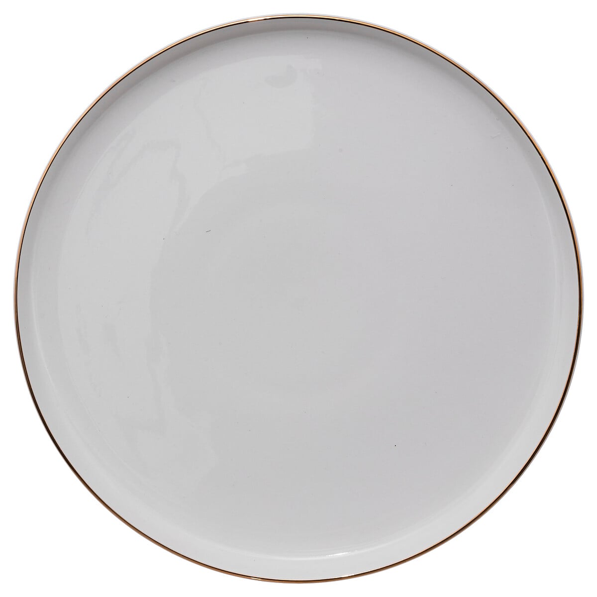 Prato raso SUBLIMA cinza claro em porcelana 27cm by hôma, photo 1