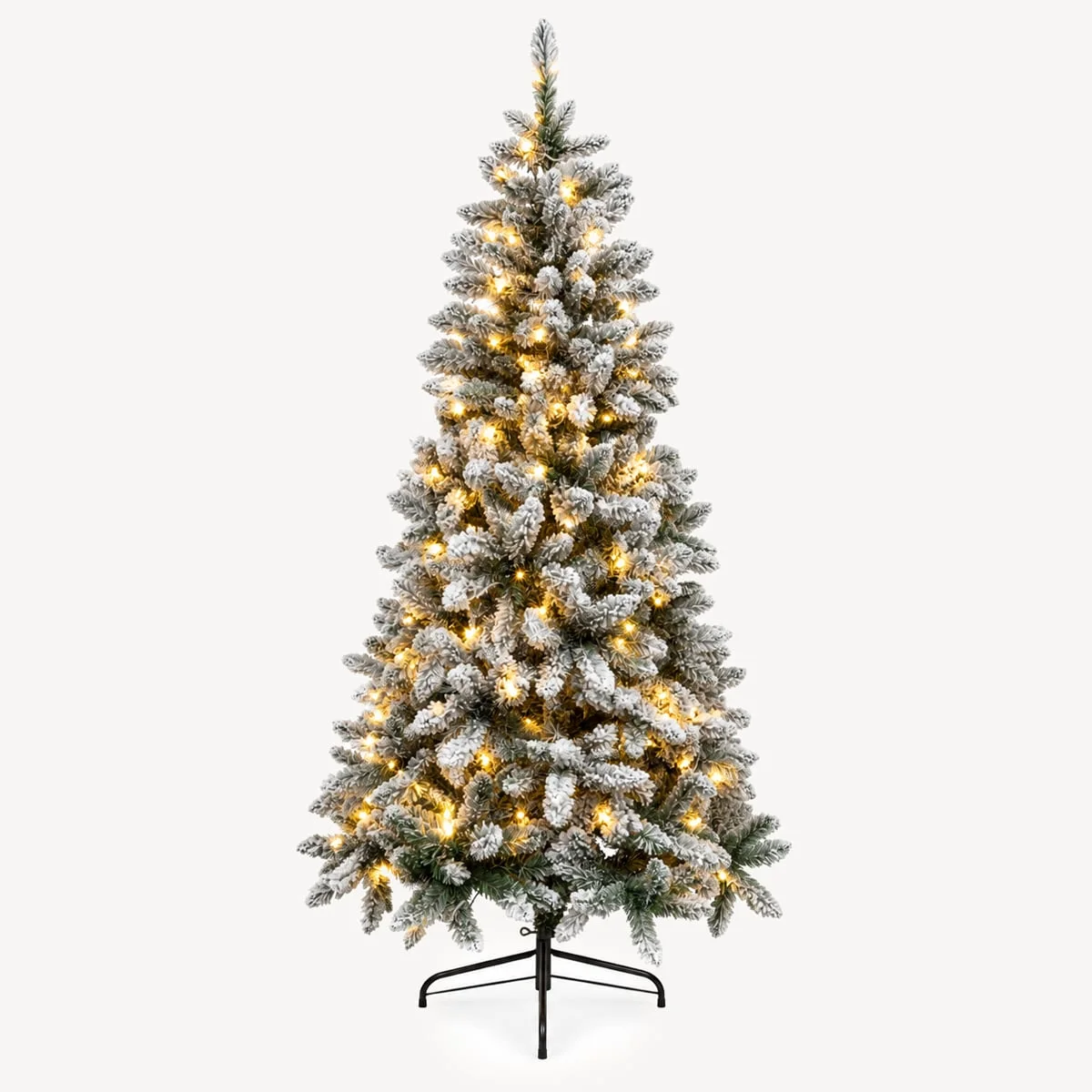Árvore de natal SNOW LORD verde com leds e neve 240cm by hôma, photo 1