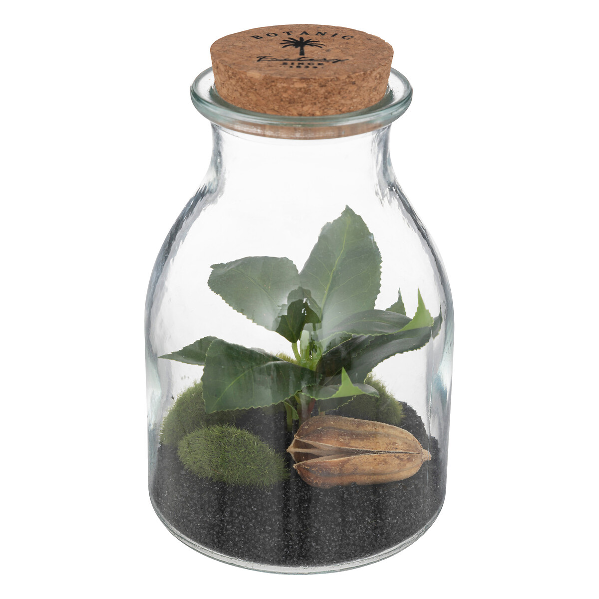 Jarra de vidro com plantas artificiais CARAVANE by hôma, photo 1