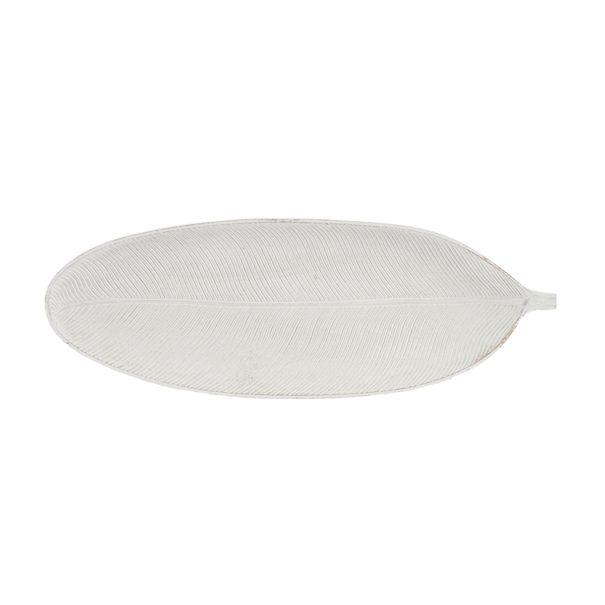 Centro de mesa em forma de folha branco by hôma, photo 1